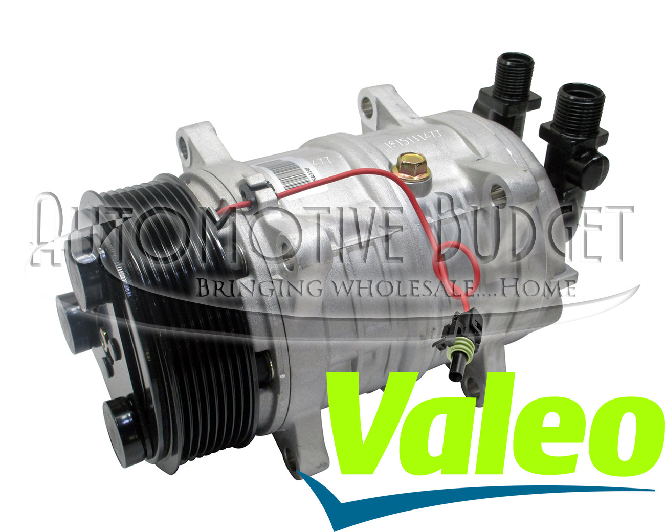 A/C Compressor w/Clutch for TM-16 / Ear Mount / 8 Grooves / 12 Volts / R404a
