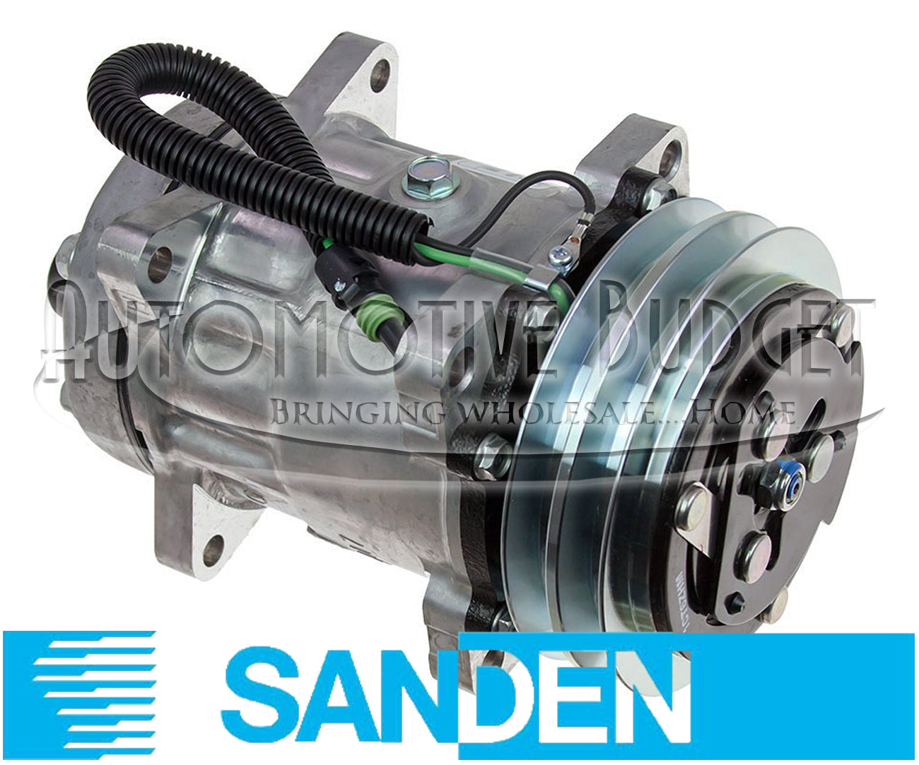 A/C Compressor w/Clutch for Sanden 4293 - NEW OEM