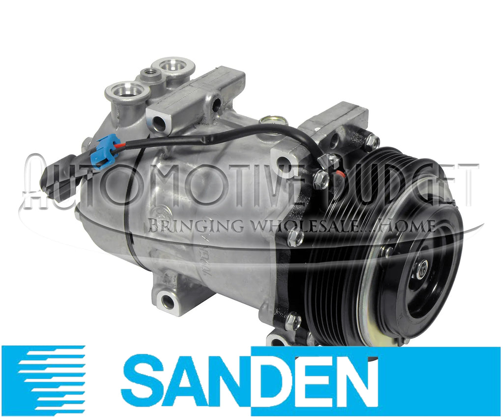 A/C Compressor w/Clutch for Sanden 4079, 4376 - NEW OEM