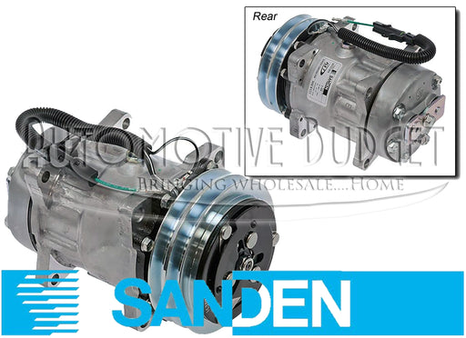 Sanden 4435 A/C Compressor w/Clutch - NEW OEM
