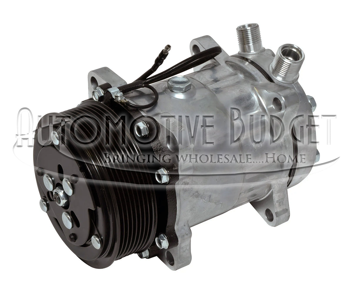 A/C Compressor w/Clutch for Kawasaki & Komatsu Equipment - NEW