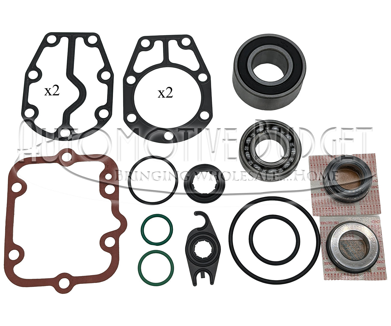 A/C Compressor Service Kit to Rebuild or Reseal a Late Model Chrysler RV2