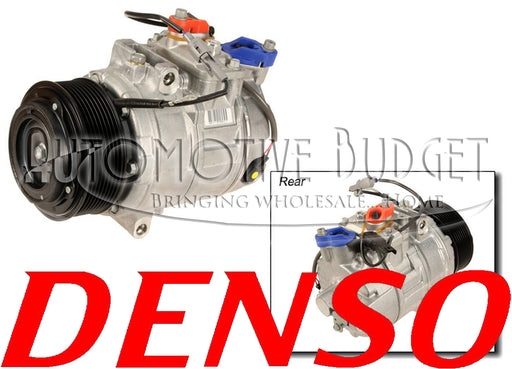 A/C Compressor w/Clutch for BMW 335i 435i 535i 640i 740i 740Li X5 & X6 - NEW OEM
