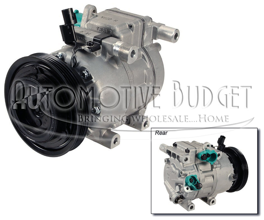 thumbnail image 2 of KAC A/C Compressor With Clutch For 2011-2013 Hyundai Elantra 1.8L – New, 12V, 6 Groove, 5-Year Warranty, 168317 2 of 4